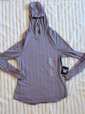 Vortex Performance Hooded Long-Sleeve Top - Dusty Lavender